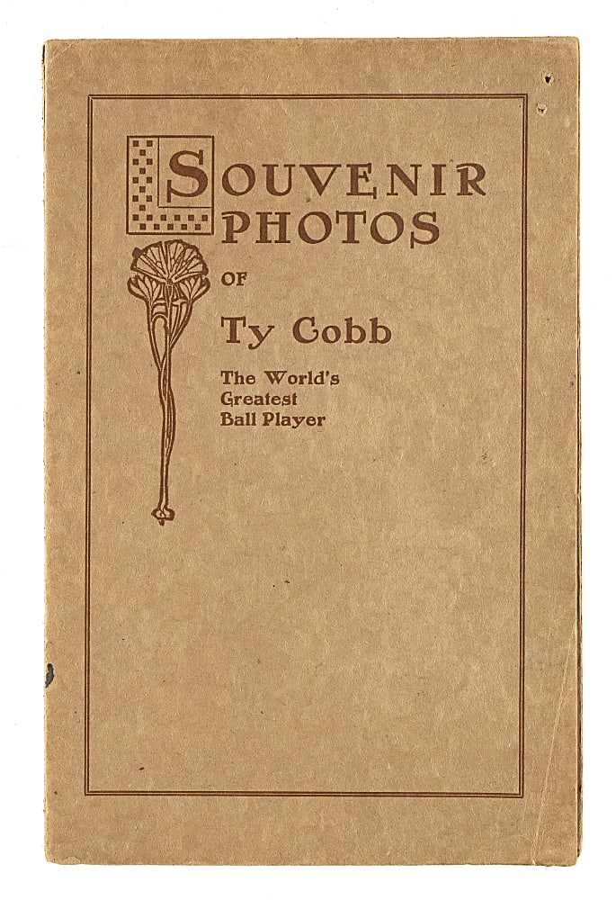 1920s Ty Cobb Signed Photographic Presentation Display with Carl Horner Image - PSA/DNA