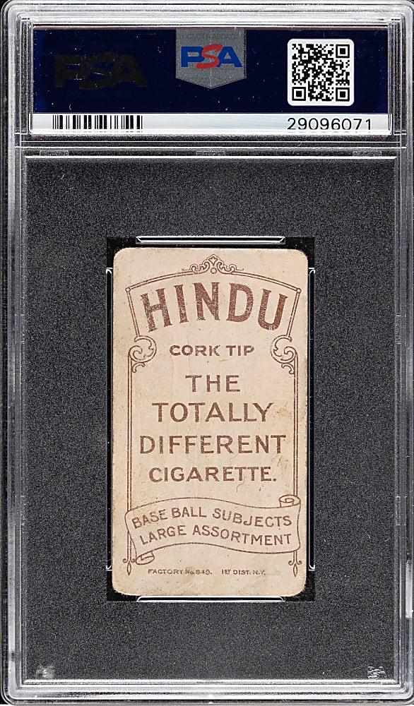 1909-1911 T206 White Border Johnny Kling PSA FAIR 1.5 - Brown Hindu Back (Charles Bray Collection)