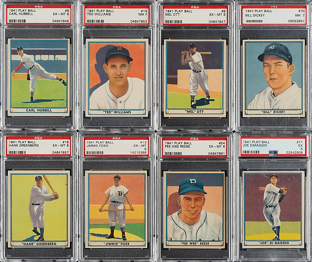 1941 R336 Play Ball Complete Set (72): #11 PSA Set Registry (6.01 GPA)
