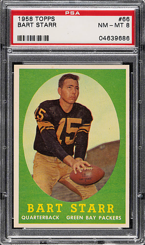 1958 Topps Football #66 Bart Starr PSA NM-MT 8