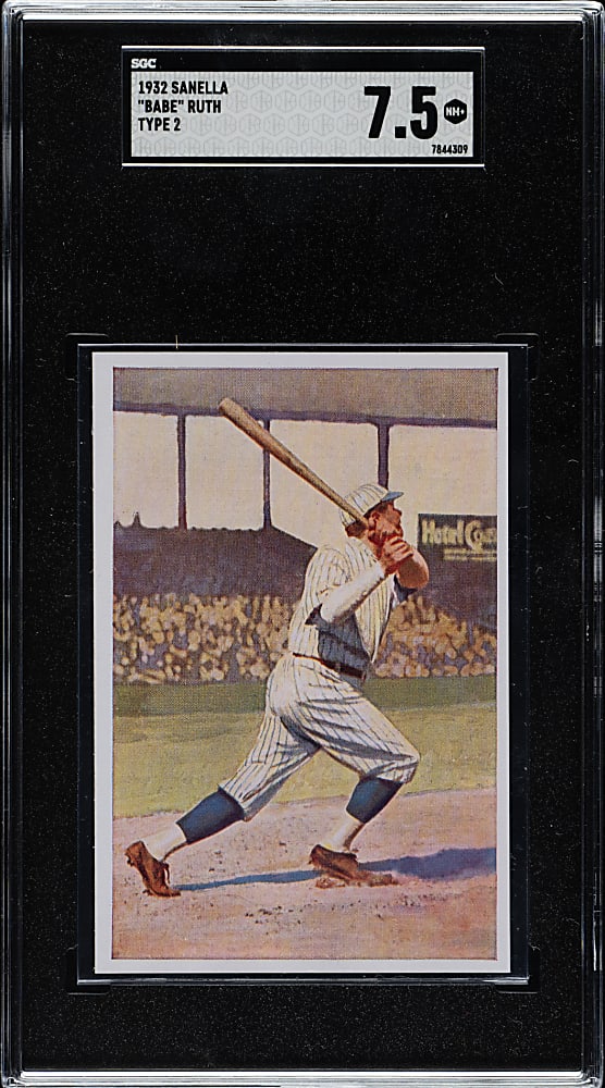1932 Sanella Margarine Babe Ruth (Type 2) SGC NM+ 7.5