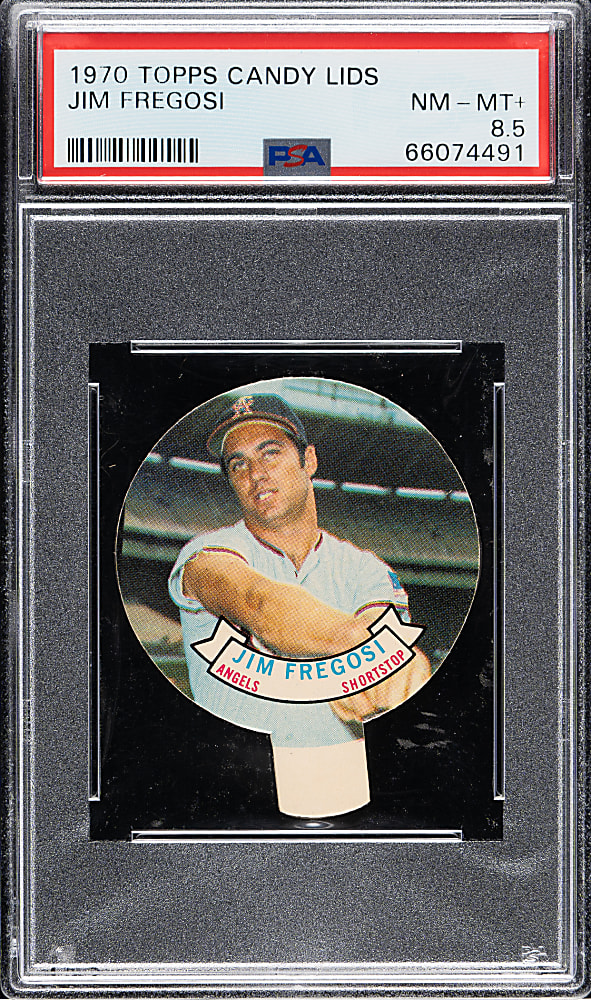 1970 Topps Candy Lids Jim Fregosi PSA NM-MT+ 8.5 - 1 of 1!