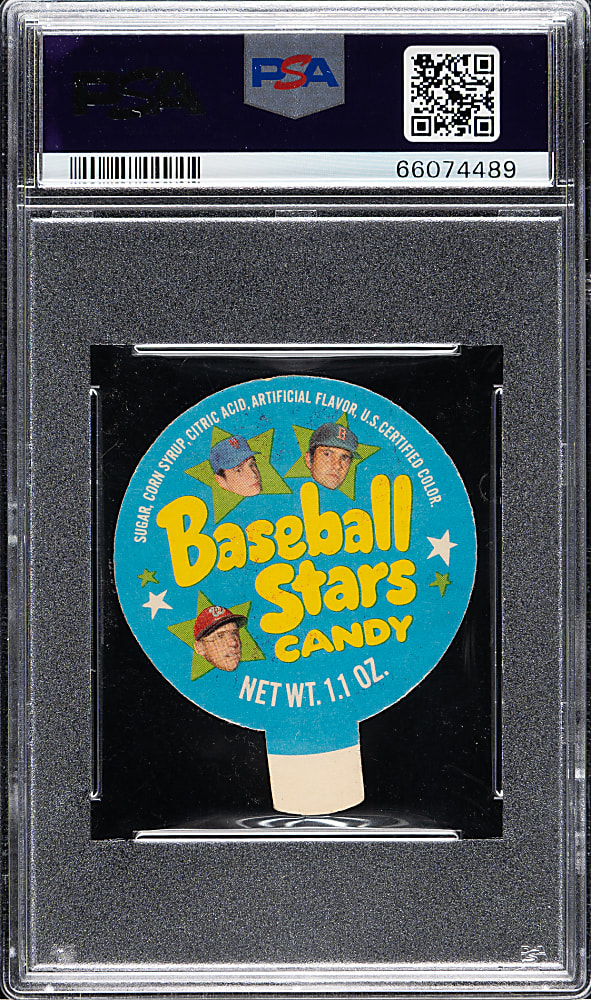 1970 Topps Candy Lids Frank Howard PSA MINT 9 - 1 of 3 - Highest Graded!