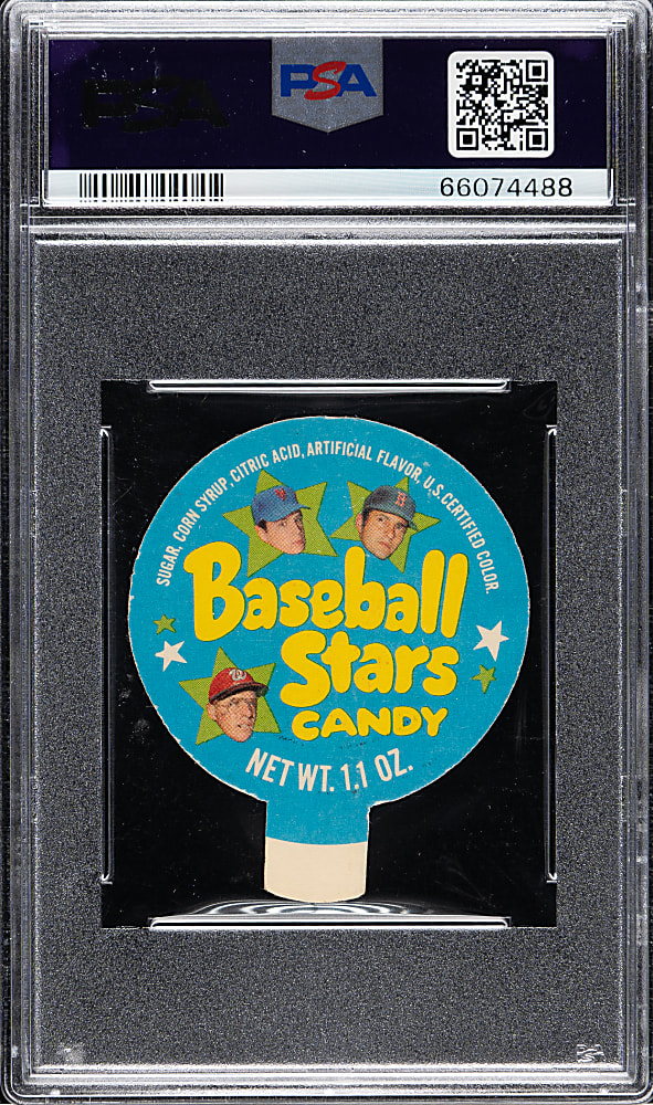 1970 Topps Candy Lids Fergie Jenkins PSA NM-MT+ 8.5 - 1 of 1!