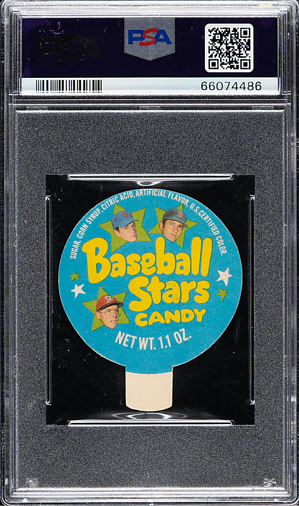 1970 Topps Candy Lids Bill Mazeroski PSA NM 7 - 1 of 1!