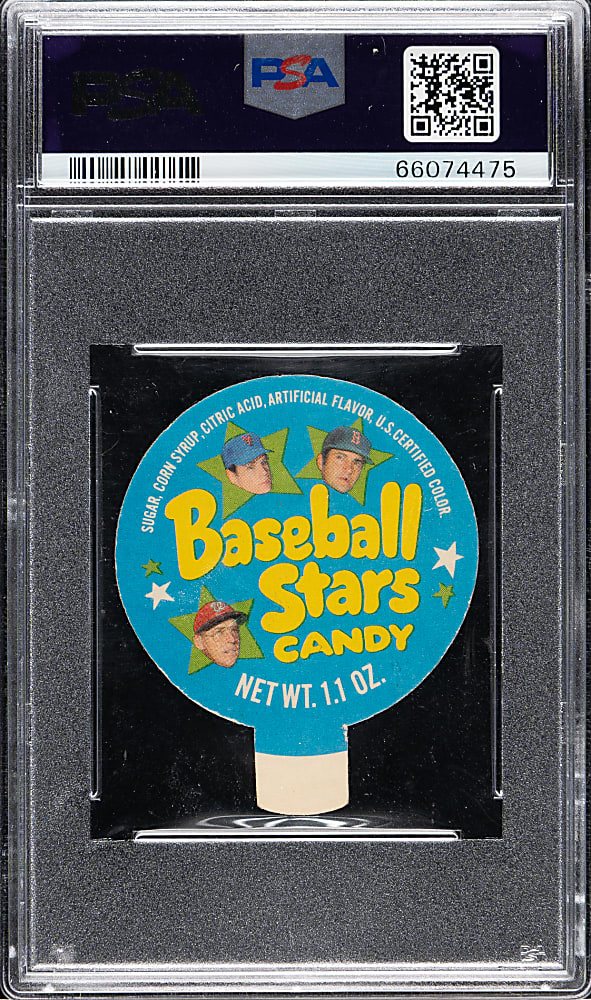 1970 Topps Candy Lids Carl Yastrzemski PSA VG 3