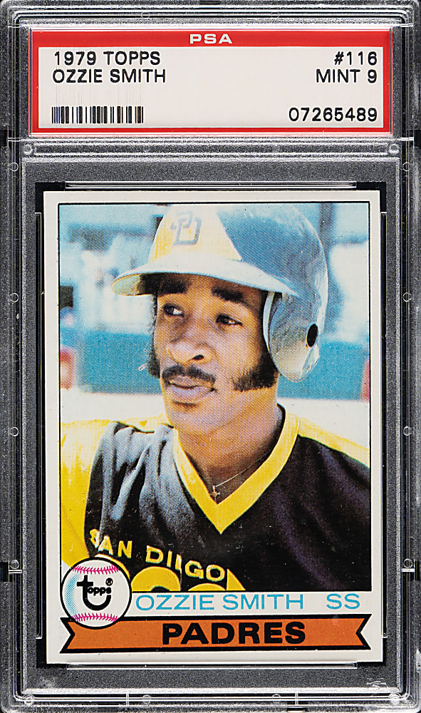 1979 Topps #116 Ozzie Smith Rookie PSA MINT 9