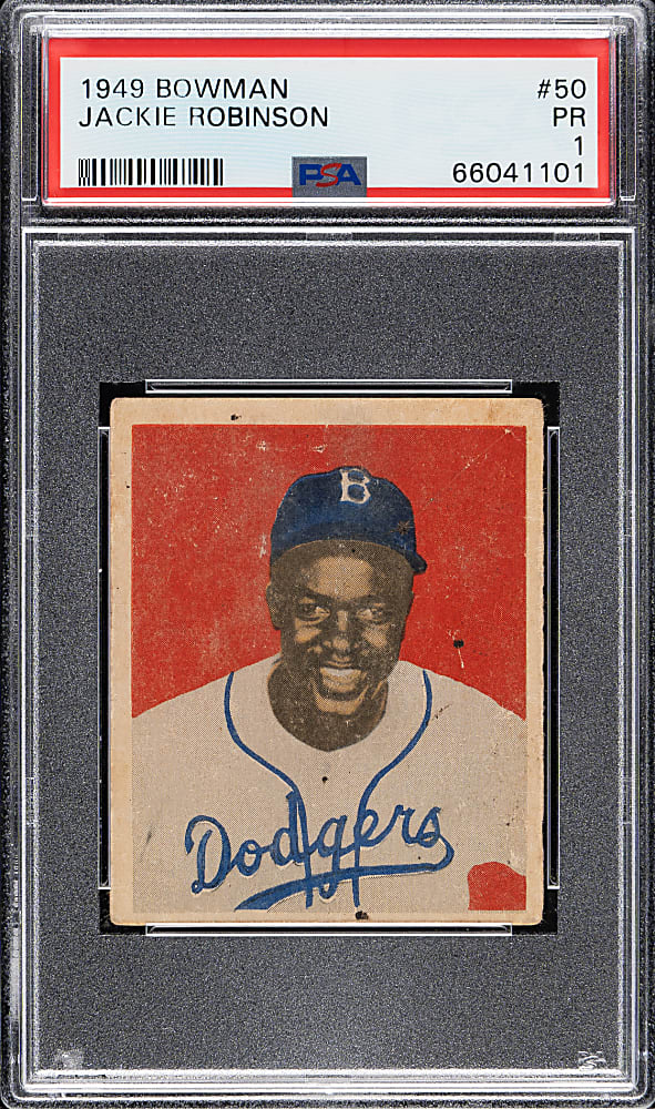 1949 Bowman #50 Jackie Robinson PSA POOR 1