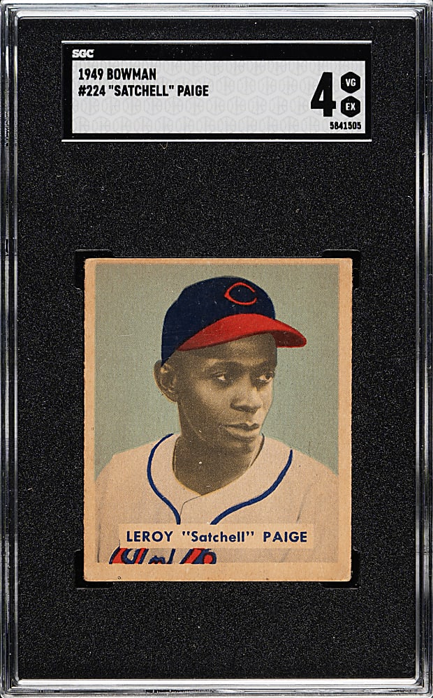 1949 Bowman #224 Satchel Paige SGC VG/EX 4