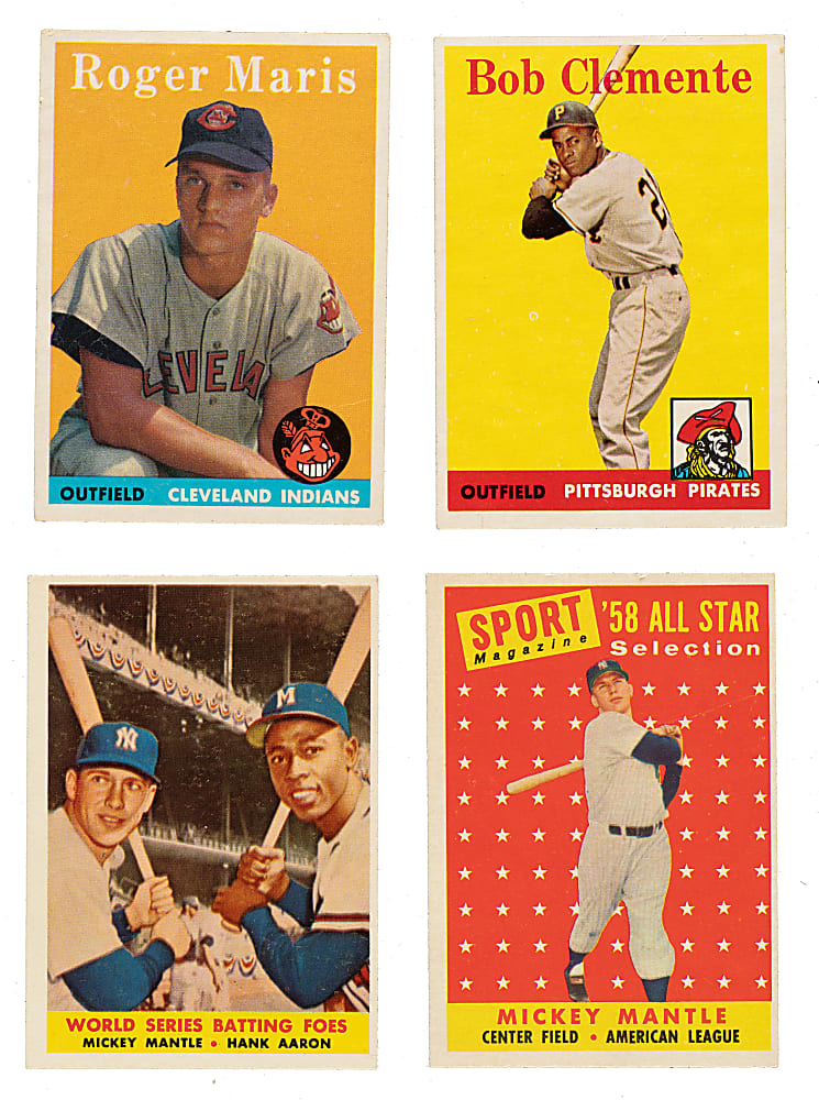 1958 Topps Complete Set (494) Plus Two Contest Cards and 94 Duplicates
