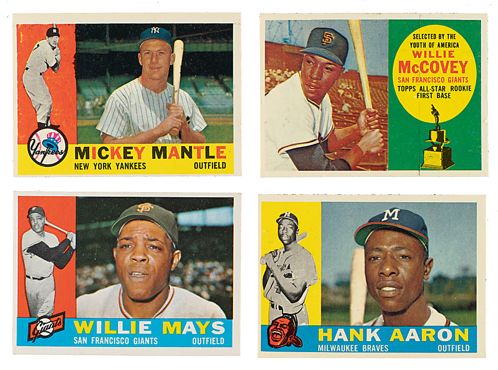 1960 Topps Near-Complete Set (546/572) Plus 783 Duplicates