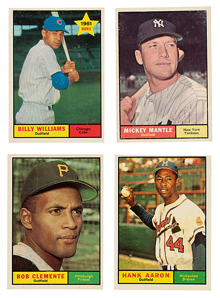 1961 Topps Near-Complete Set (477/587) Plus 525 Duplicates