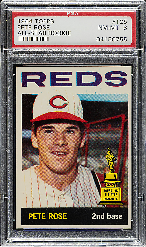 1964 Topps #125 Pete Rose PSA NM-MT 8