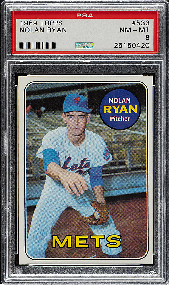 1969 Topps #533 Nolan Ryan PSA NM-MT 8