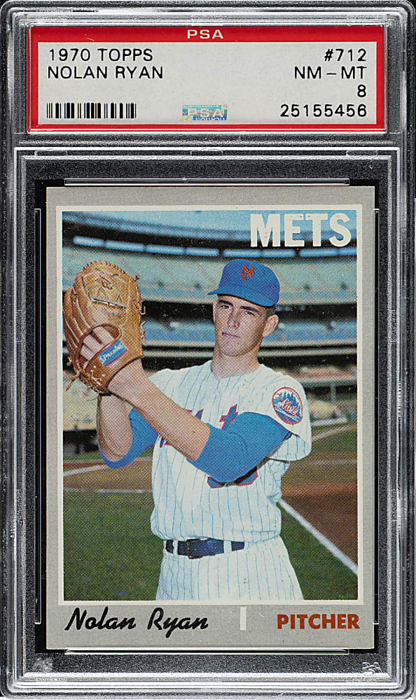 1970 Topps #712 Nolan Ryan PSA NM-MT 8