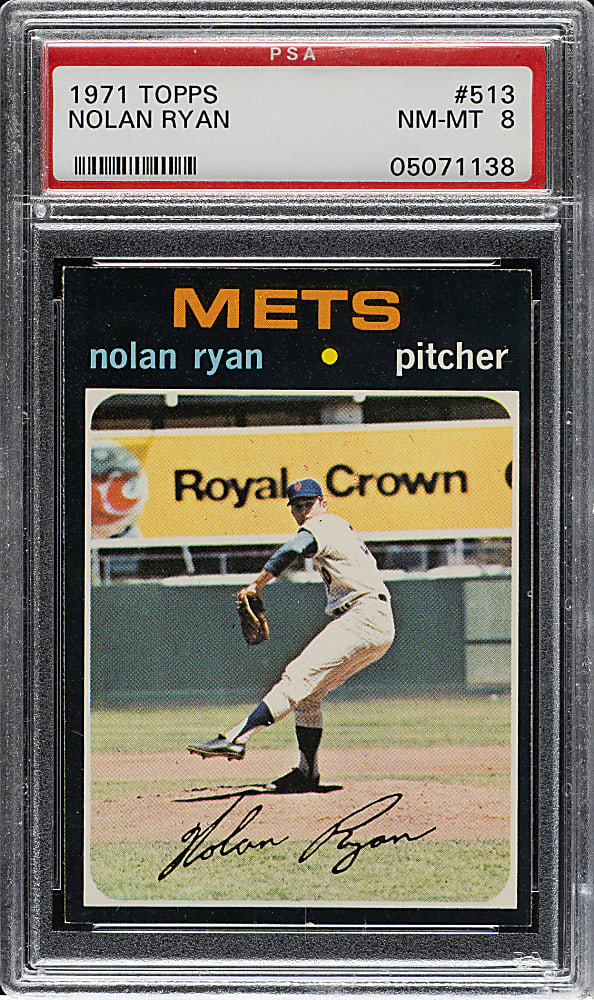 1971 Topps #513 Nolan Ryan PSA NM-MT 8
