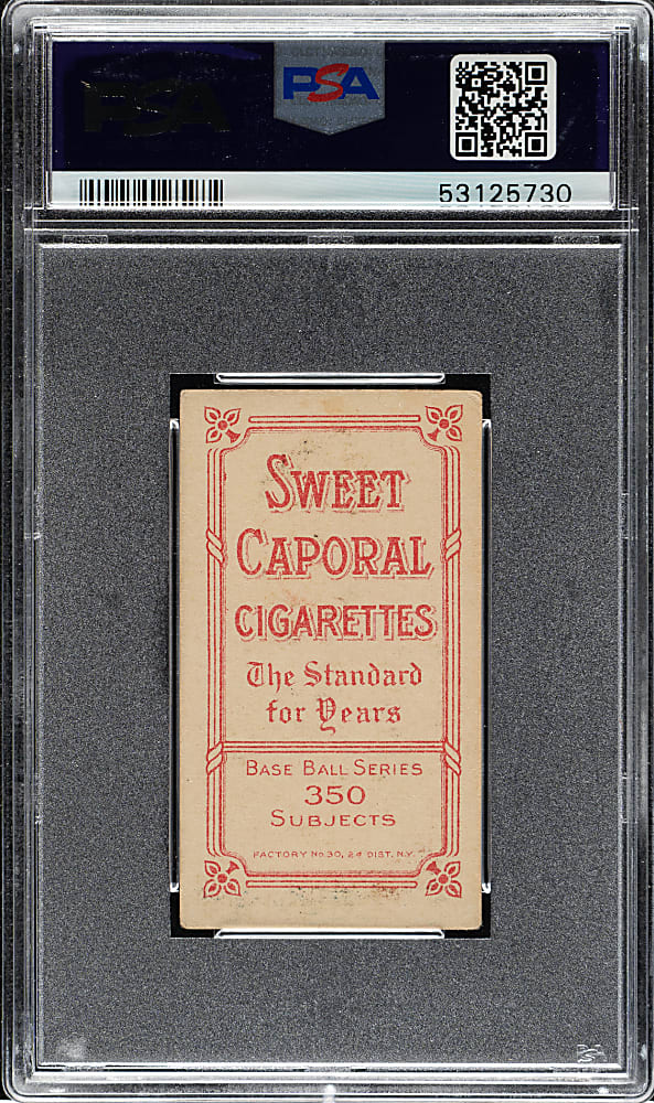1909-1911 T206 White Border Nap Lajoie with Bat PSA VG-EX 4