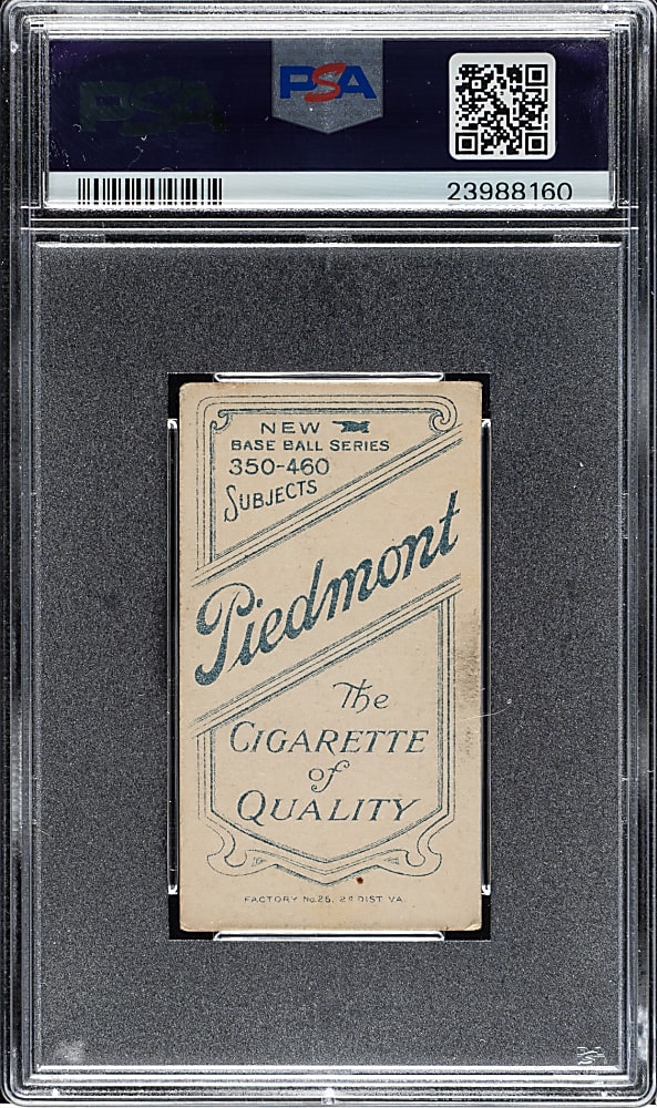 1909-1911 T206 White Border Frank Chance Batting PSA VG-EX 4