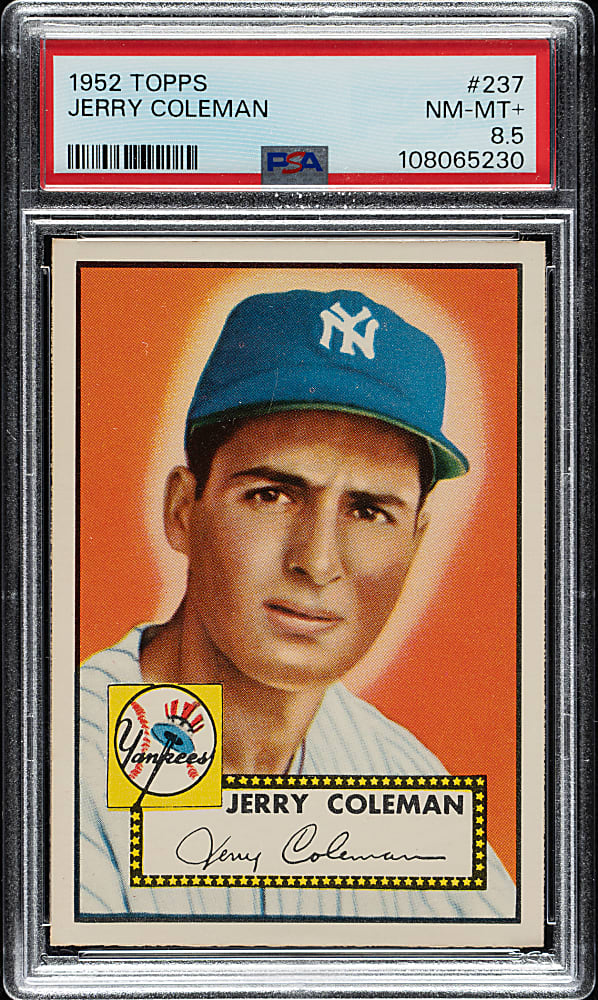 1952 Topps #237 Jerry Coleman PSA NM-MT+ 8.5