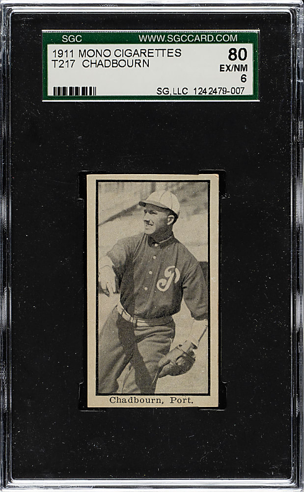 1911 T217 Mono Cigarettes Chet Chadbourn SGC EX/NM 80 - 1 of 1 - Highest Graded!