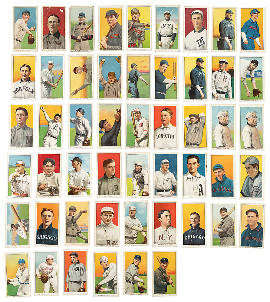 1909-1911 T206 White Border Collection (56) Including Nine Hall of Famers and Two Southern Leaguers