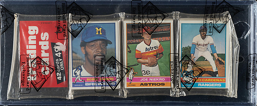 1976 Topps Unopened Rack Pack - BBCE