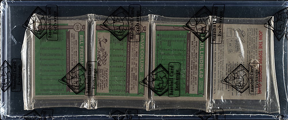 1976 Topps Unopened Rack Pack - BBCE