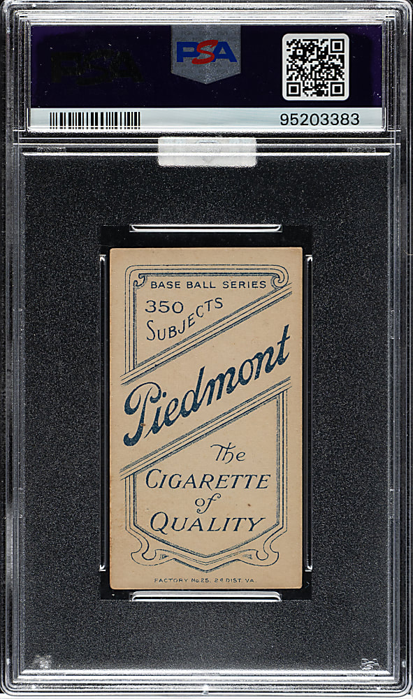 1909-1911 T206 White Border Nap Lajoie Portrait PSA VG-EX 4 (MBA Gold Diamond)