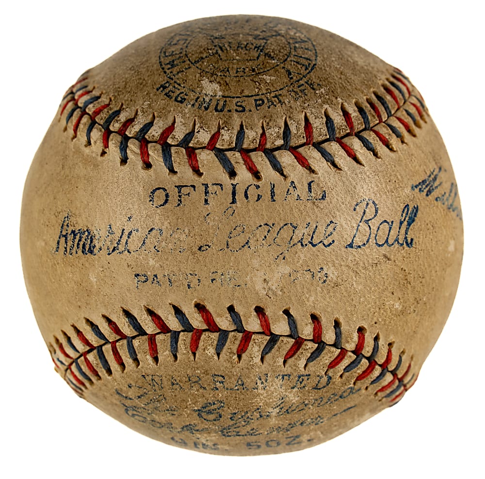 Babe Ruth Single-Signed Baseball - JSA with EX-MT 6 Signature