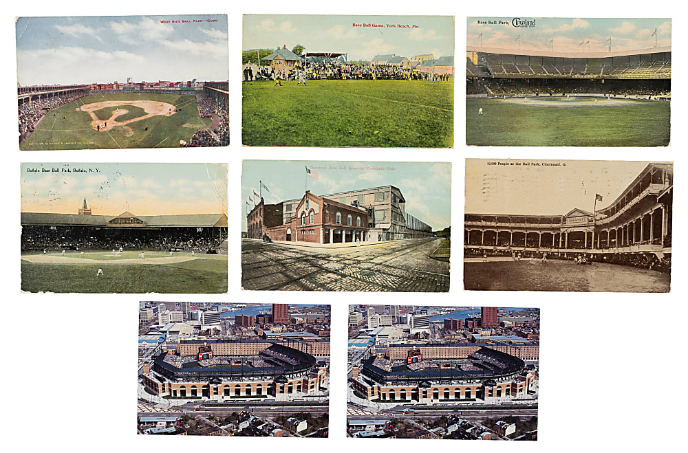 1910s to 1970s Baseball Stadium Postcard Collection (354)