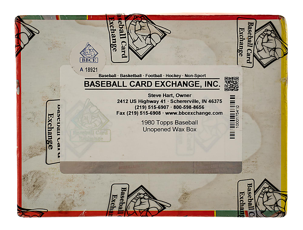 1980 Topps Unopened Wax Box (36 Packs) - BBCE - Rickey Henderson Rookie Year