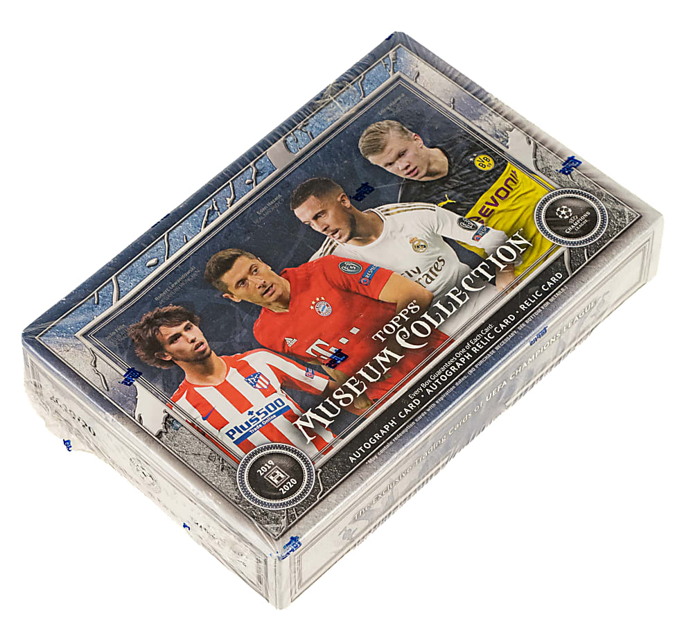 2019-2020 Topps UEFA Champions League Museum Collection Soccer Factory-Sealed Unopened Hobby Box - Erling Haaland Rookie Year