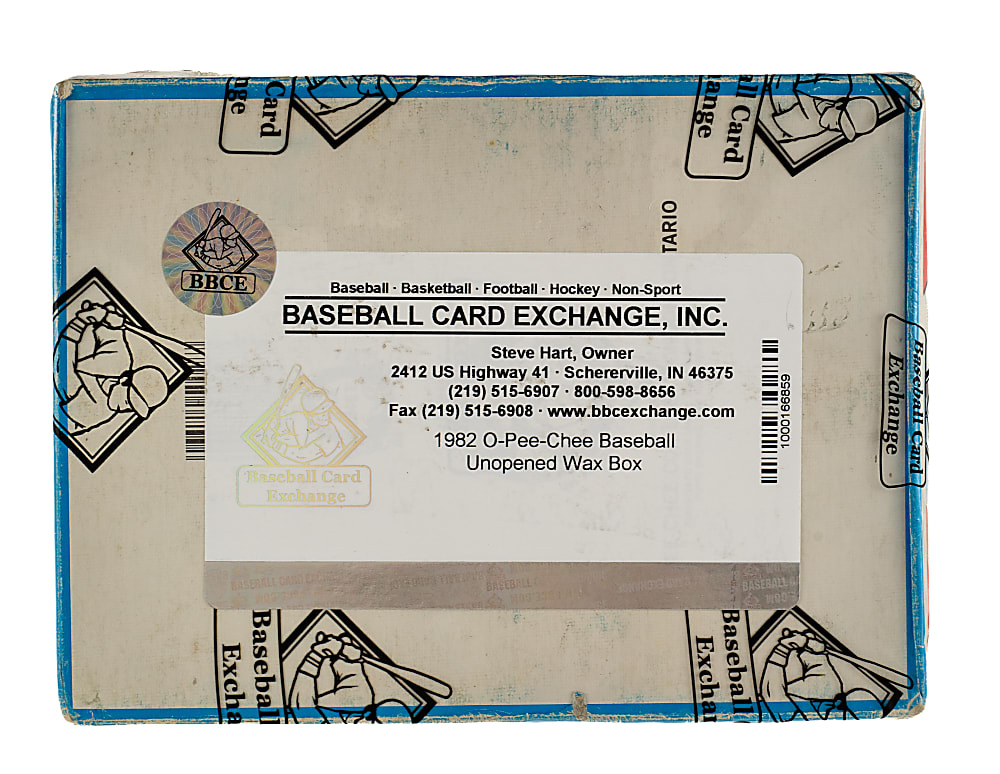 1982 O-Pee-Chee Unopened Wax Box (36 Packs) - BBCE