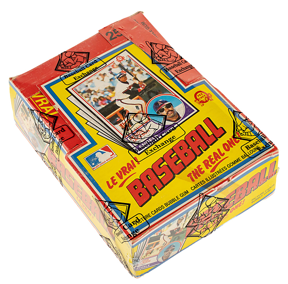 1983 O-Pee-Chee Unopened Wax Box (36 Packs) - BBCE