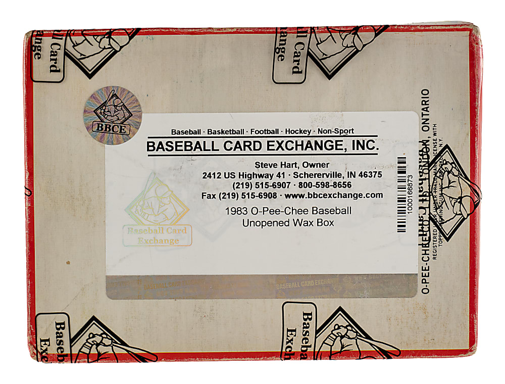 1983 O-Pee-Chee Unopened Wax Box (36 Packs) - BBCE
