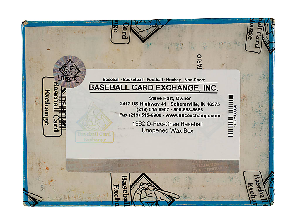 1982 O-Pee-Chee Unopened Wax Box (36 Packs) - BBCE