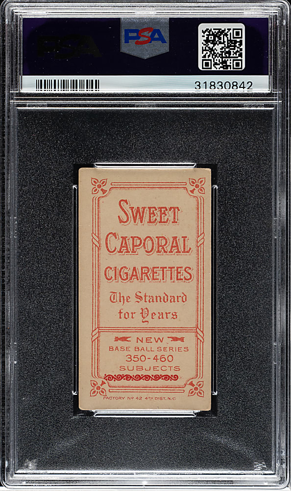 1909-1911 T206 White Border Hugh Duffy PSA VG-EX 4