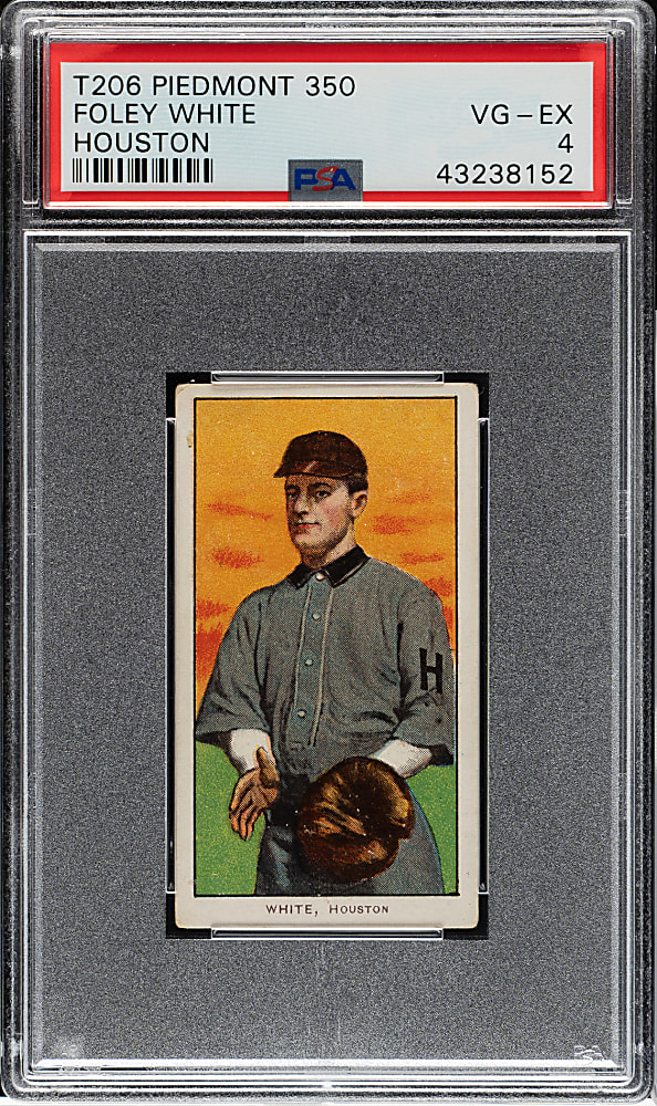 1909-1911 T206 White Border Foley White Southern Leaguer PSA VG-EX 4