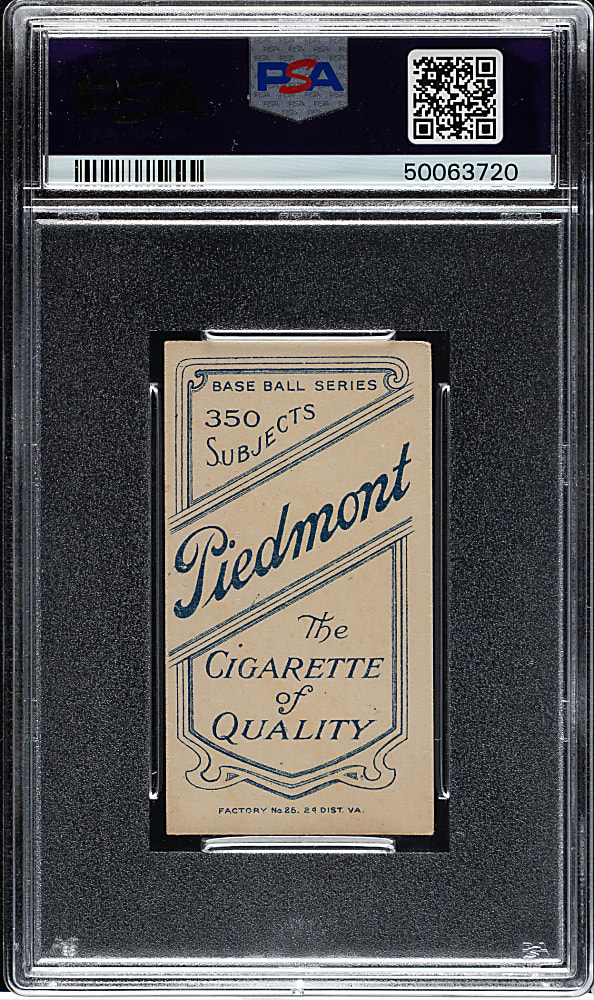 1909-1911 T206 White Border Bill Hallman PSA EX-MT 6