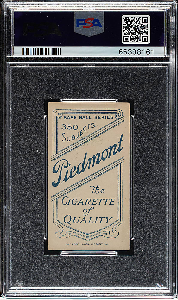 1909-1911 T206 White Border John Titus PSA EX 5