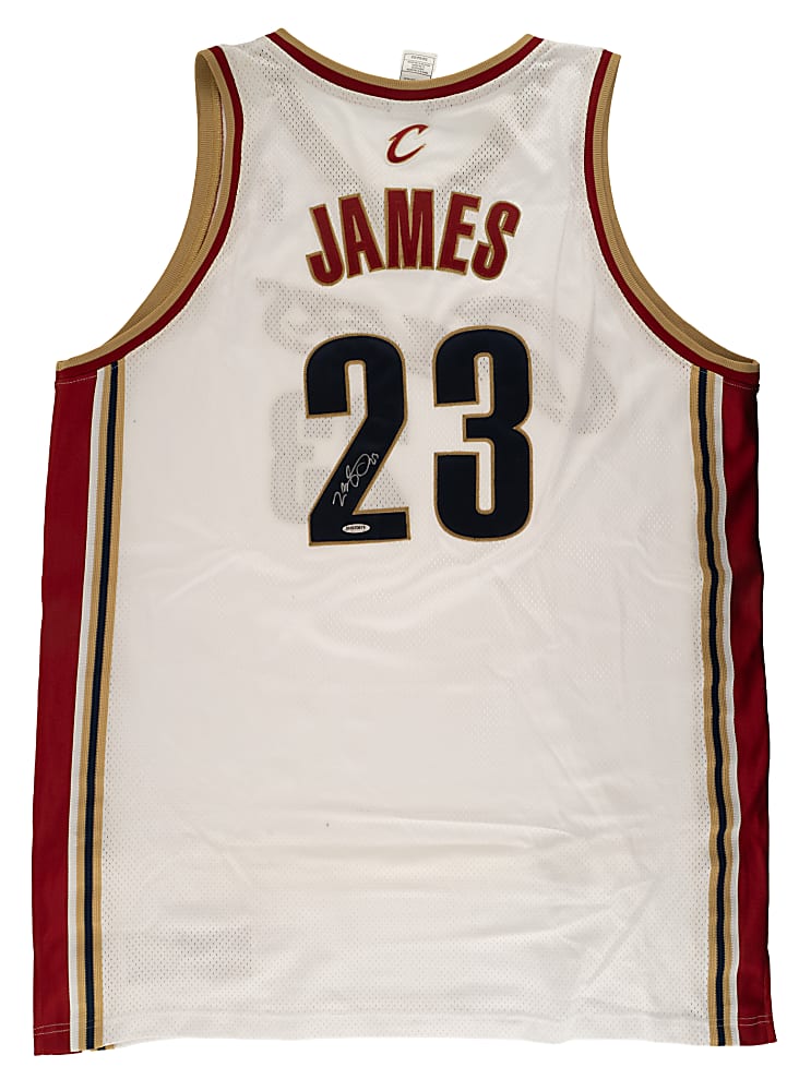 LeBron James Signed Cleveland Cavaliers Jersey - Upper Deck