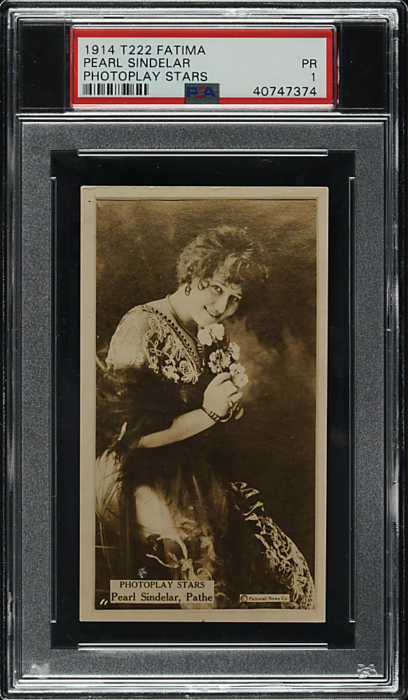 1914 T222 Fatima Pearl Sindelar PSA POOR 1