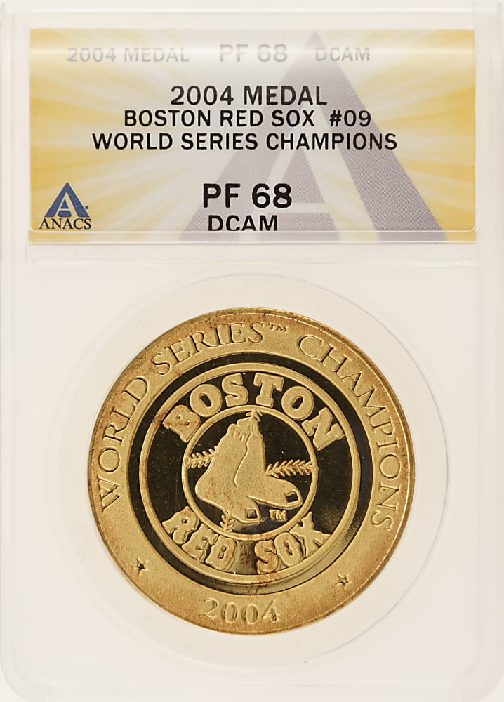 2004 Boston Red Sox Limited-Edition 24k Gold Coin