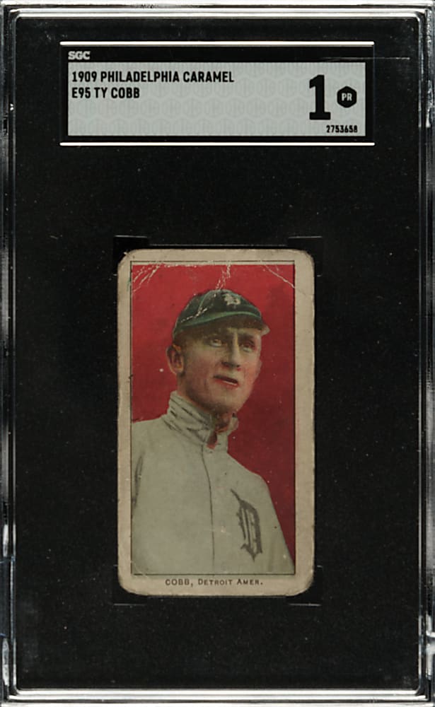 1909 E95 Philadelphia Caramel Ty Cobb SGC POOR 1