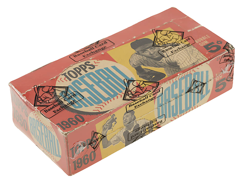 1960 Topps Unopened Wax Box (24 Packs) - BBCE