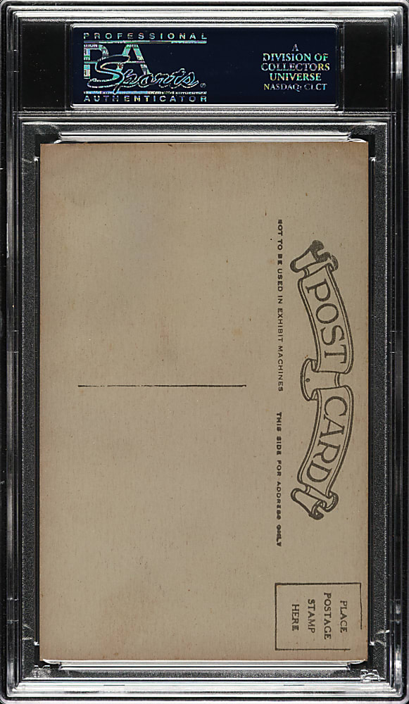 1926-1929 Exhibits Charlie "Gabby" Hartnett Photo Background PSA EX 5