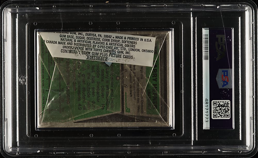 1975 Topps Unopened Cello Pack PSA MINT 9