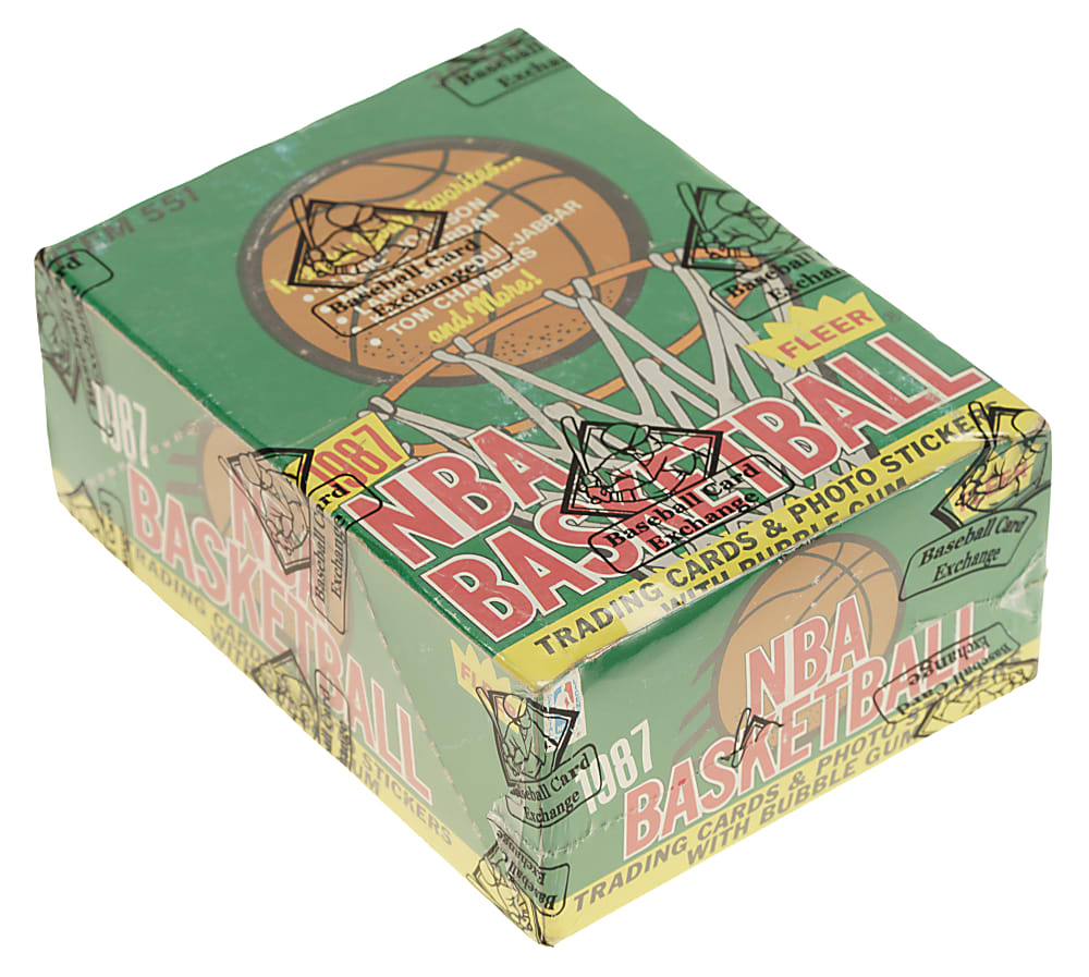 1987-1988 Fleer Basketball Unopened Wax Box (36 Packs) - BBCE