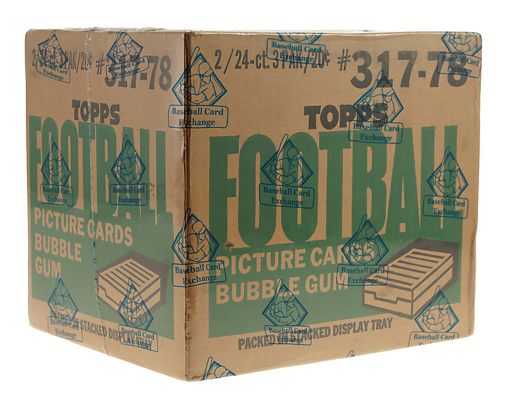 1978 Topps Factory-Sealed Wax Pack Tray Case (2 Boxes, 48 Trays) - BBCE