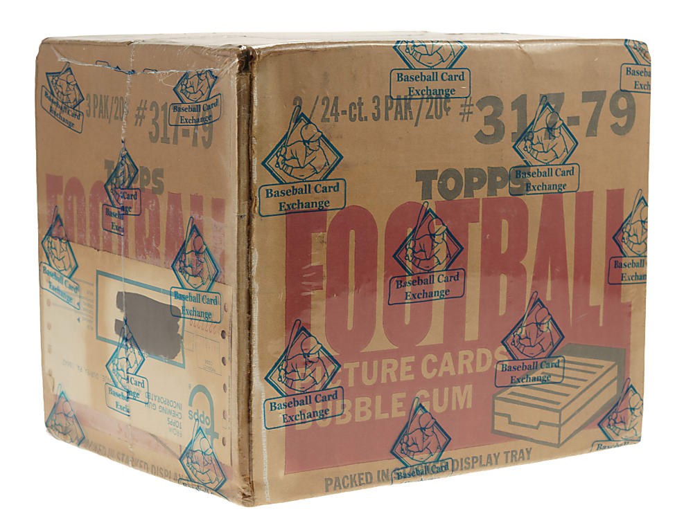 1979 Topps Factory-Sealed Unopened Wax Pack Tray Case (2 Boxes, 48 Trays) - BBCE